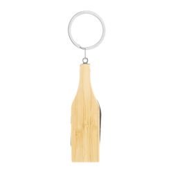 Porte-clés personnalisable bambou en forme de bouteille multi fonctions Porte-clés personnalisable bambou en forme de bouteille multi fonctions