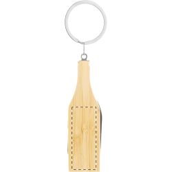 Porte-clés personnalisable bambou en forme de bouteille multi fonctions Porte-clés personnalisable bambou en forme de bouteille multi fonctions
