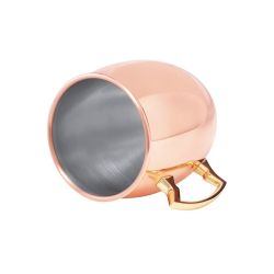 Mug à cocktail personnalisable Mosco Mule en acier inoxydable cuivré Mug à cocktail personnalisable Mosco Mule en acier inoxydable cuivré