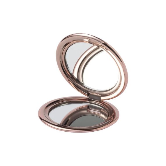 Miroir double personnalisé de poche grossissant ABS finition métallique Miroir double personnalisé de poche grossissant ABS finition métallique