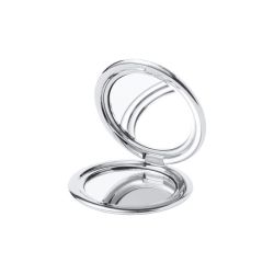 Miroir double personnalisé de poche grossissant ABS finition métallique Miroir double personnalisé de poche grossissant ABS finition métallique