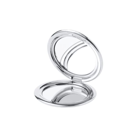 Miroir double personnalisé de poche grossissant ABS finition métallique Miroir double personnalisé de poche grossissant ABS finition métallique