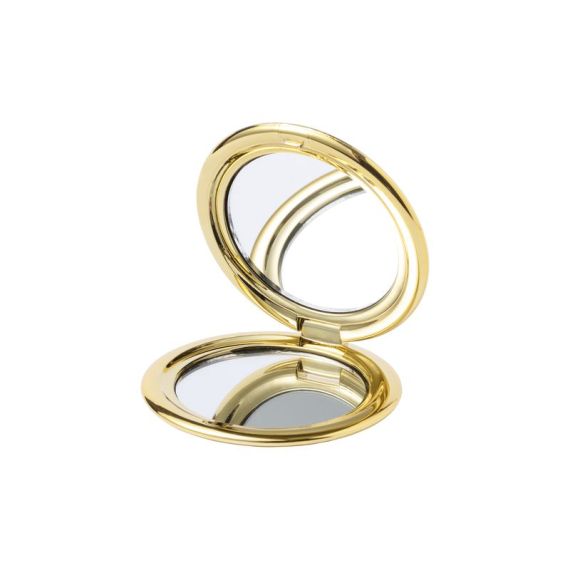 Miroir double personnalisé de poche grossissant ABS finition métallique Miroir double personnalisé de poche grossissant ABS finition métallique