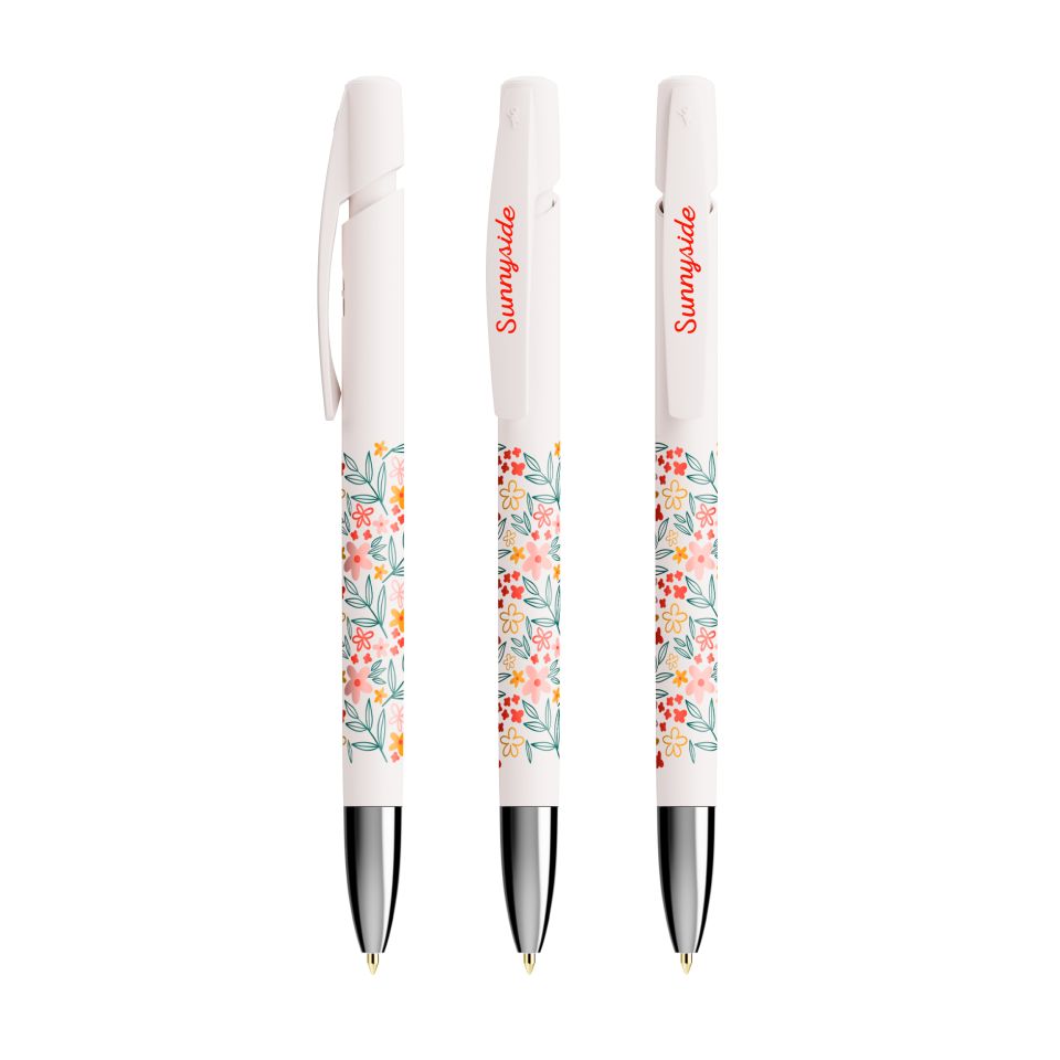 Stylo publicitaire BIC® Media Clic Advance ballpen section métallique 