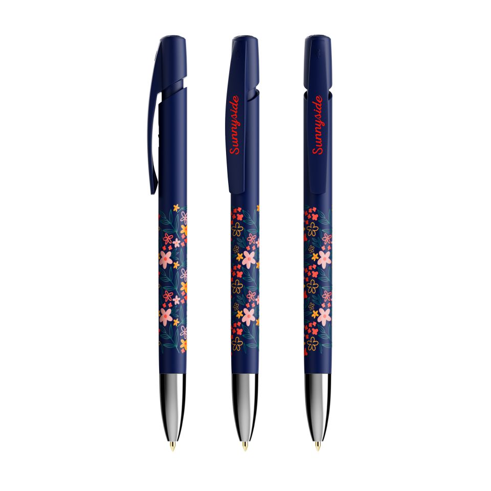 Stylo publicitaire BIC® Media Clic Advance ballpen section métallique 