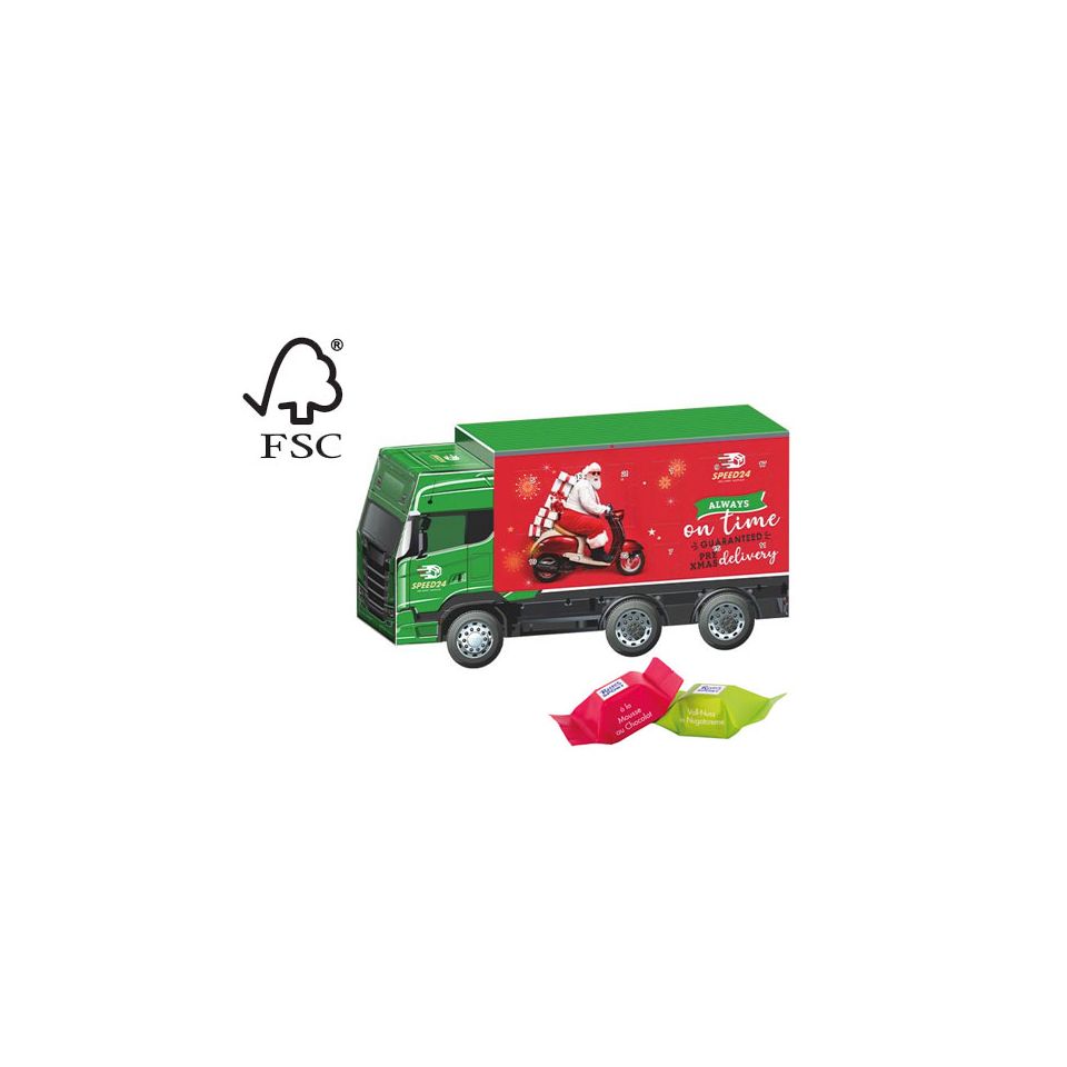 Calendrier de l’Avent personnalisé CAMION Ritter SPORT Truck 225x120x70 mm