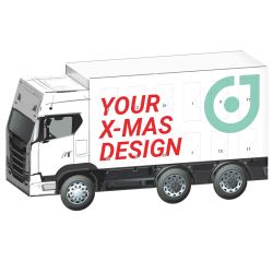 Calendrier de l’Avent personnalisé CAMION SHARE Truck 225x120x70 mm Calendrier de l’Avent personnalisé CAMION SHARE Truck 225x120x70 mm