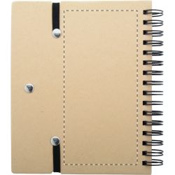 Carnet personnalisé spirale recyclé bloc-notes avec mémos autocollants Carnet personnalisé spirale recyclé bloc-notes avec mémos autocollants