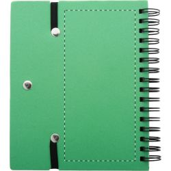 Carnet personnalisé spirale recyclé bloc-notes avec mémos autocollants