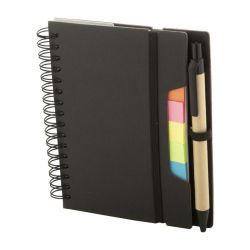 Carnet personnalisé spirale recyclé bloc-notes avec mémos autocollants Carnet personnalisé spirale recyclé bloc-notes avec mémos autocollants