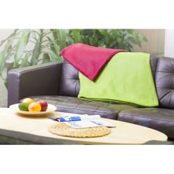 Couverture publicitaire polaire unie avec sangle velcro Couverture publicitaire polaire unie avec sangle velcro