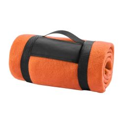 Couverture publicitaire polaire unie avec sangle velcro Couverture publicitaire polaire unie avec sangle velcro