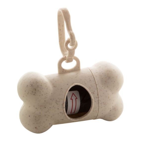 Distributeur personnalisé de sacs pour déjections canines en forme d’os Distributeur personnalisé de sacs pour déjections canines en forme d’os