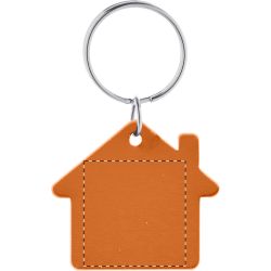 Porte-clés personnalisé en forme de maison en aluminium recyclé Porte-clés personnalisé en forme de maison en aluminium recyclé
