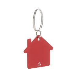 Porte-clés personnalisé en forme de maison en aluminium recyclé Porte-clés personnalisé en forme de maison en aluminium recyclé