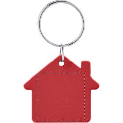 Porte-clés personnalisé en forme de maison en aluminium recyclé Porte-clés personnalisé en forme de maison en aluminium recyclé