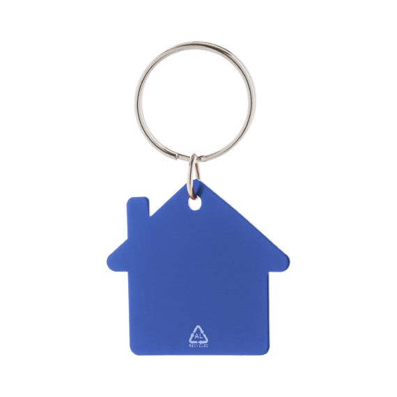 Porte-clés personnalisé en forme de maison en aluminium recyclé Porte-clés personnalisé en forme de maison en aluminium recyclé
