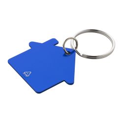 Porte-clés personnalisé en forme de maison en aluminium recyclé Porte-clés personnalisé en forme de maison en aluminium recyclé