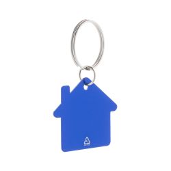 Porte-clés personnalisé en forme de maison en aluminium recyclé Porte-clés personnalisé en forme de maison en aluminium recyclé