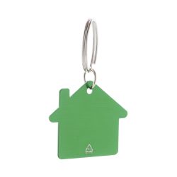 Porte-clés personnalisé en forme de maison en aluminium recyclé Porte-clés personnalisé en forme de maison en aluminium recyclé