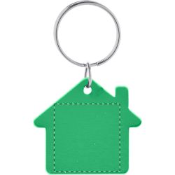 Porte-clés personnalisé en forme de maison en aluminium recyclé Porte-clés personnalisé en forme de maison en aluminium recyclé
