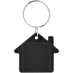 Porte-clés personnalisé en forme de maison en aluminium recyclé Porte-clés personnalisé en forme de maison en aluminium recyclé