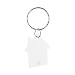 Porte-clés personnalisé en forme de maison en aluminium recyclé Porte-clés personnalisé en forme de maison en aluminium recyclé