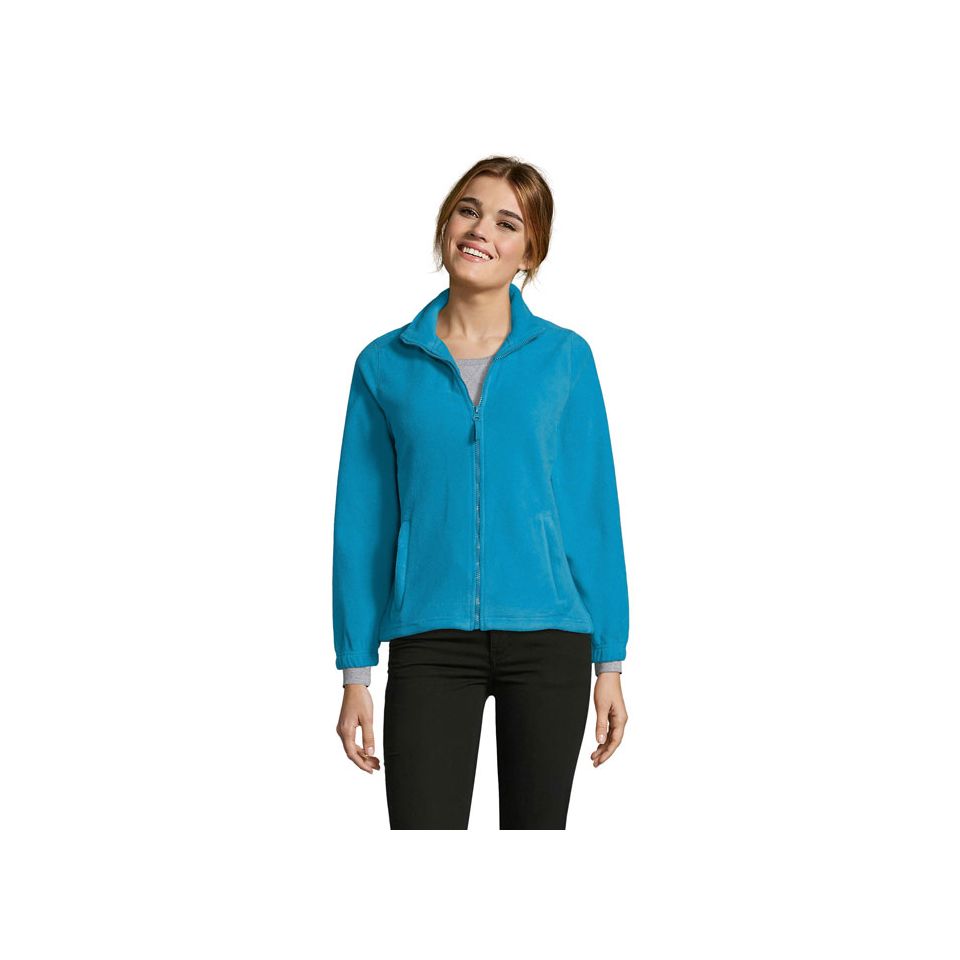 Veste publicitaire Polaire Femme fermeture éclair SOL’S 300g/m²