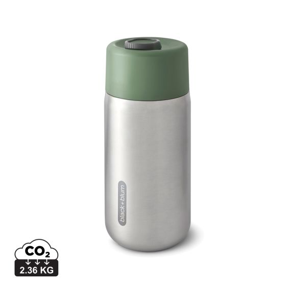 Mug publicitaire de voyage 340ml étanche en acier inoxydable Black+Blum Mug publicitaire de voyage 340ml étanche en acier inoxydable Black+Blum