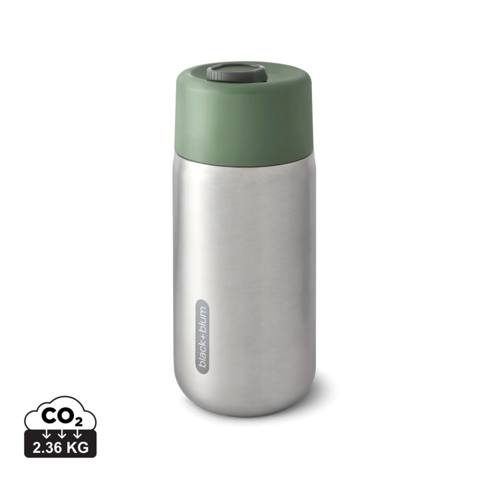 Mug publicitaire de voyage 340ml étanche en acier inoxydable Black+Blum