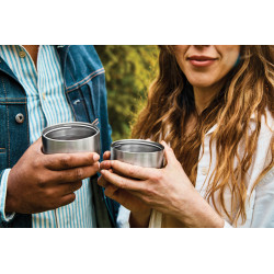 Gourde publicitaire Explorer Duo 1L Black+Blum