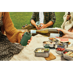 Tasse de voyage publicitaire en verre 340ML Black+Blum