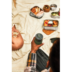 Tasse de voyage publicitaire en verre 340ML Black+Blum