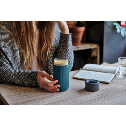 Tasse de voyage publicitaire en verre 340ML Black+Blum