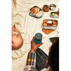 Tasse de voyage publicitaire en verre 340ML Black+Blum