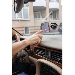 Support publicitaire universel de téléphone 360 en plastique RCS Terra