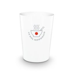 Gobelet en plastique personnalisé fabriqué en France réutilisable 220 ml