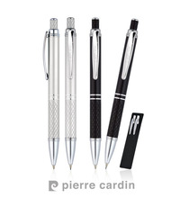 Lot De 4 Crayon Stylo Bille Et Porte Mine Pierre Cardin Avec Housse