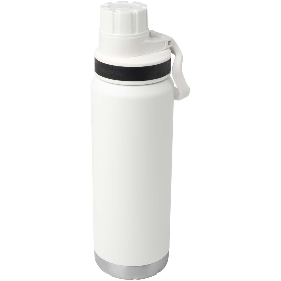 Bouteille publicitaire avec isolation sous vide Fortis de 700 ml en cuivre et acier inoxydable recyclé certifié RCS (compa