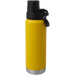 Bouteille publicitaire avec isolation sous vide Fortis de 700 ml en cuivre et acier inoxydable recyclé certifié RCS (compa
