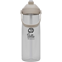 Bouteille publicitaire d’eau avec paille à clapet Camelbak® Thrive Flip de 750 ml Tritan Renew