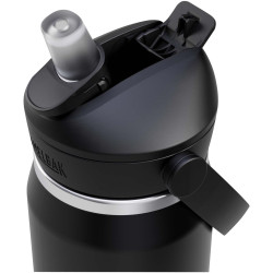 Bouteille publicitaire d’eau en acier inoxydable de 750 ml avec paille à clapet Camelbak® Thrive Flip VSS