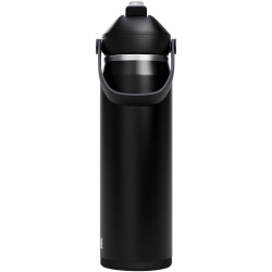 Bouteille publicitaire d’eau en acier inoxydable de 750 ml avec paille à clapet Camelbak® Thrive Flip VSS
