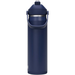 Bouteille publicitaire d’eau en acier inoxydable de 750 ml avec paille à clapet Camelbak® Thrive Flip VSS