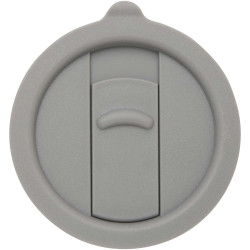 Mug publicitaire Carter en céramique de 450 ml avec couvercle en plastique