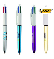 Stylo 4 couleurs publicitaire BIC Shine