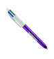 Stylo 4 couleurs publicitaire BIC Shine