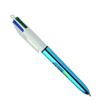 Stylo 4 couleurs publicitaire BIC Shine