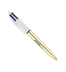 Stylo 4 couleurs publicitaire BIC Shine