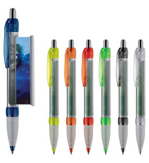 Stylo personnalisable bannière Transparent